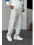 Stwd Baskılı Baggy Gri Yazlık 3 Iplik Bol Kesim Düz Paça Mevsimlik Eşofman Altı RF0541 4