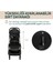 ONE4EVER Lounge Çift Yönlü Kolay Katlanabilen Travel Sistem-Seyahat Sistem Bebek Arabası Black Beauty 2