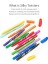 Ofıs ve Okul Amos CST12 Colorix Üçü Bir Arada Silky Twister 12'li, 12 Renk 2