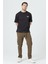 Erkek Kargo Cep Yandan Cepli Beli Lastikli Regular Fit Pantolon 5