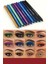12 Renkli Yağlı Göz Kalemi & Eyeliner 12LI Set 1