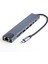 Macbook Pro Air USB Type-C Hub Dönüştürücü Çevirici Çoklayıcı USB Hdmı Micro Sd 8 Girişli 4