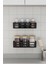 Banyo Düzenleyici Organizer Şampuanlık Havlupan Askısı Havluluk Siyah Banyo Duş Rafı Mutfak Rafı 3