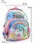 2 Gözlü Unicorn Anaokulu Çantası - Kız Çocuk Çanta Kreş Çantası - Gökkuşağı Unicorn Çanta 5