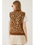 Kadın Şardonlu Leopar Desenli Süveter 6