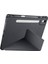 Lenovo Idea Tab Pro 12.7" Uyumlu Kılıf Kalem Bölmeli Tri Folding Standlı Arkası Silikon Uyku Modlu 5