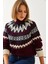 Kadın Jakarlı Reglanlı Triko Kazak 1