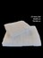 2'li %100 Pamuk 1 Adet 70X140 Banyo Havlusu 1 Adet 50X90 Saç Havlusu Beyaz Havlu Seti 1