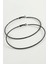 Zikzak Desenli Metal Halka Küpe 8-9-10 cm 1