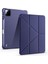 Xiaomi Mi Pad 7 / Pad 7 Pro Uyumlu Kılıf Kalem Bölmeli Tri Folding Standlı Arkası Silikon Uyku Modlu 1