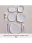 Square Bone Eterno 53 Parça 12 Kişilik Yemek Takımı Platin 5
