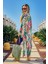 Remsa Tesettür Mayo Üzerine Tek Kaftan Kimono Pareo Yeşil RP026 Patara 3
