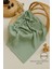 Ftbabycollection %100 Pamuk 4 Katlı Müslin Bebek Battaniyesi Nil Yeşili Oeko-Tex Sertifikalı Müslin Örtü 100 x 110 cm 1