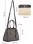 Kadın Gri Uzun Askılı Klasik Kol Çantası 25WBD284414 2