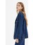 Apolet Detaylı Oversize Denim Ceket 4
