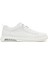Erkek Beyaz Bağcıklı Deri Sneaker 25WFD692418 1
