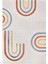 Romanya Beyaz Gri Halı Modern Dokuma Halı Yumuşak Oturma Odası Salon Çocuk Odası Mutfak Halısı F0424 80 x 150 cm 1