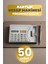 50 Adet Taşınabilir Güneş Enerjili Hesap Makinesi ve Çanta Seti 1