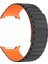 Samsung Galaxy Watch 8 Classic 46 mm Magnetik Silikon Kordon Baklalı Desenli Mıknatıslı Kayış 2