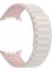 Samsung Galaxy Watch 8 Classic 46 mm Magnetik Silikon Kordon Baklalı Desenli Mıknatıslı Kayış 2