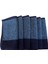 6'lı Mutfak Havlu Seti Lacivert-Mavi %100 Pamuk 30X50cm 1