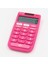Pembe Renkli 8 Haneli Hesap Makinesi, 13.5x7 Cm, Şık ve Pratik Tasarım 4