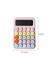 Renkli Tasarımlı 10 Haneli Yuvarlak Mekanik Tuşlu Hesap Makinesi 3