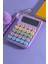 Renkli Tasarımlı Çok Fonksiyonlu Hesap Makinesi - Mor Renkli 1