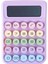Renkli Tasarımlı Çok Fonksiyonlu Hesap Makinesi - Mor Renkli 4