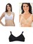 Dikişsiz Jarse Toparlayıcı Kadın Sütyen 3'lü Paket 1