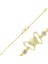 925 Ayar Gümüş Gold Kelebek Bileklik BR0460172 (593593) 1