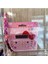Pembe Hello Kitty Tasarımlı Küçük Hesap Makinesi ve Bileklik Seti 1