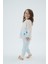 8927 Kız Ç. Baskılı Pijama Takım 2
