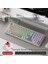 AK980 Krem - Red Switch Kablolu Mekanik Oyun Klavyesi - Rainbow Aydınlatma - Hot Swap 2