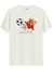 Futbolcu Ayıcık Soccer Baskılı Tişört - %100 Pamuk Tasarım T-Shirt 1