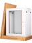 - 15U 19" Duvar Tipi Rack Kabinet – Genişlik: 600 mm | Derinlik: 450 mm – Açık Gri (Demonte) 1