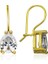 925 Ayar Gümüş Gold Sallantılı Damla Küpe T5691 (593593) 1