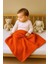Ftbabycollection %100 Pamuk 4 Katlı Müslin Bebek Battaniyesi Kiremit Oeko-Tex Sertifikalı Müslin Örtü 110X120 cm 2