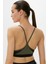 Dri Fit Indy V Neck Light Support Womens Bra Khaki Kadın Sporcu Sütyeni Haki 2