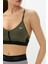 Dri Fit Indy V Neck Light Support Womens Bra Khaki Kadın Sporcu Sütyeni Haki 3