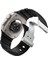 Apple Watch 7 8 9 45 mm Uyumlu Silikon Kordon Ayarlanabilir Klipsli Metal Tokalı Kayış 3