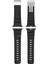 Apple Watch 7 8 9 45 mm Uyumlu Silikon Kordon Ayarlanabilir Klipsli Metal Tokalı Kayış 4