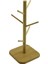 6 Kollu Ahşap Bambu Organizer Askılık Fincan - Kupa Bardak Kare TABAN=16CM Y=34.5cm (5064) 1