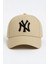 Ny New York Nakış Unisex Beyzbol Bej Şapka Kadın Şapka Erkek Şapka Yazlık Şapka 1