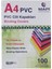 Beyaz A-4 Pvc Kapak, 100 Adet, Dayanıklı ve Kullanışlı Ürün. 1