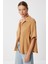 Kısa Kollu Cepli Ayrobin Gömlek LMX0117 Camel 2