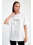 Unisex Oversize Baskılı Sıfır Yaka Tshirt 1