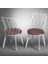 8 Adet Beyaz Yıldız Metal Tel Sandalye Mutfak Cafe Sandalyesi 1