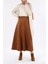 Düz Mevlana Süet Etek Kadın 1