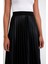 Kadın Siyah Beli Lastikli Piliseli Etek 1